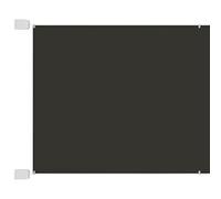 Toldo Vertical Antracita 140x420 cm Tela Oxford | Pantalla de balcón, contra el viento, fácil fijación con cuerda, uso en jardín o interior