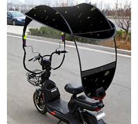 Toldo y Cubierta para Motocicleta eléctrica, Cubierta Impermeable con Dosel para Scooter, Funda Resistente de Tela Oxford para Scooter eléctrico (Uso Exterior)(Black,B)