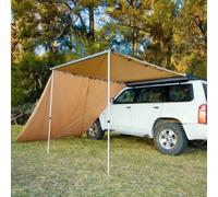 Toldos Furgoneta Camper, Tienda Techo Coche con Extensión Lateral, Carpa Retráctil de 3000 mm de PU con Protección UV50+ para SUV, Autocaravanas, Camiones, Furgonetas, Coches, Etc(200x300cm/6.6x9.8ft)