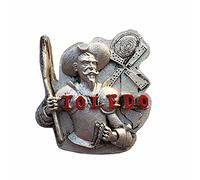 Toledo España 3D Imán para nevera regalo de recuerdo, hecho a mano para decoración del hogar y la cocina, colección de imanes Toledo