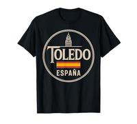 Toledo España City Travel España Diseño icónico Camiseta