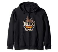 Toledo España City Travel España Diseño icónico Sudadera con Capucha