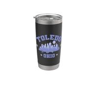Toledo Ohio City en Estados Unidos Vaso térmico de acero inoxidable de doble pared