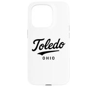 Toledo Ohio City Retro State River Architecture 419 567 Área Carcasa para iPhone 15 Pro