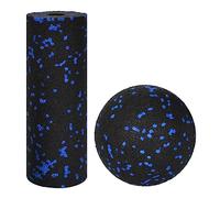 Tolenre Foam Roller Masaje Kit, Rodillo de Masaje EPP, Pelota de Masaje, Juego de Fascia, para Yoga el Entrenamiento de Las Fascias de Músculos, el Tejido Conjuntivo y el Metabolismo