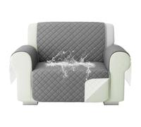 Tolenre Funda de Sofá Impermeable con Brazos, Protector Antideslizante para Sofás, Protector de Muebles para Mascotas, Funda de Sofa Reclinable Antimanchas para Perros Gatos Lavable (1 Plazas)