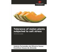 Tolerance of melon plants subjected to salt stress: Technical studies