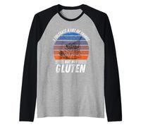 Tolero muchas cosas pero no gluten Dieta divertida sin gluten Camiseta Manga Raglan