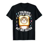 Tolero Muchas Cosas Pero no Gluten Pan de Gato Camiseta