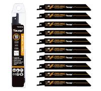 TOLESA Hoja de sierra bimetálica 152 mm 18 TPI, dientes M42 con cobalto, para tubos, perfiles y chapas medianas a delgadas