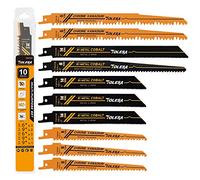 TOLESA Sierras de sable para poda de madera Corte de PVC Sierras de sable bimetálicas para corte de metales pesados, tubos de metal, chapas de metal barras de refuerzo Sierras de sable para demolición