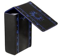 TOLIDA Caja de Cartas de Tarot de Cuero PU - Estuche Universal de Almacenamiento de Cartas de Tarot Caja Protectora Soporte para la Mayoría de Cartas de Tarot de Tamaño Estándar, Organizador Diario de