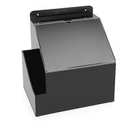 TOLIDA Caja de regalo de acrílico con soporte para carteles, caja para tarjetas de visita, urna, caja de señales, caja de tarjetas con candado, caja de almacenamiento para tarjetas de visita, votar,
