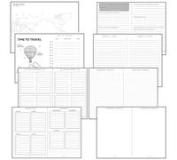 Tolivip Blank Travel Journal Papers, 120 Grams of Heavy-duty Paper