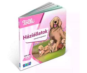 Tolki: Libro interactivo y sonoro - Mascotas - en húngaro