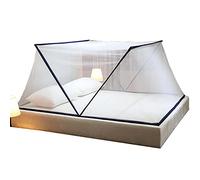 Tollas de cama de doble cama de mosquito sin fondo plegable, tiendas de cama de colgante plegable anti-mosquito portátil para camas para bebé individuales a tamaño king-Armada_L190xw100xh80cm