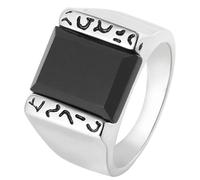 Tolldek Alianzas de boda de acero inoxidable para hombre, anillos clásicos para parejas, anillo de boda, punk rock, plata, acero inoxidable, Circonia cúbica