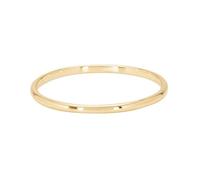 Tolldek Anillo de compromiso de oro de 9 K/14 K, joyas auténticas, clásicas, delicadas, finas, anillos de amistad Au375/585, oro 585, alianzas de boda, tallas 47-62, Oro amarillo 585 de 14 quilates,