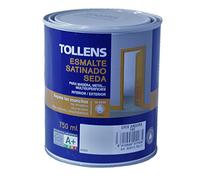 Tollens 8201 Esmalte al Agua Satinado, Gris Angora, 750 ml