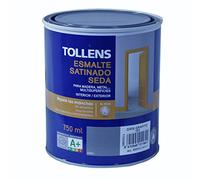Tollens 8201 Esmalte al Agua Satinado, Gris Grafito, 750 ml