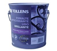 Tollens 8710 Esmalte Antioxidante Liso Brillo, Blanco, 4 l