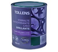 Tollens 8710 Esmalte Antioxidante Liso Brillo, Verde Hierba, 750 ml