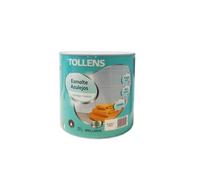 Tollens - Esmalte para azulejos al agua BRILLANTE 2,5 L Impermeable sin olor acabado liso (Blanco Nieve 100)