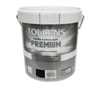 Tollens Plástica Premium Mate Negro 4 Lt