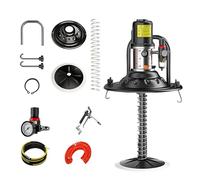 TOLNIX Portable Air-Operated Grease Pump,Bucket-Type Grease Gun,30-68Mpa Pressure,Equipped with Extra-Long Oil Hose, Bucket clamp, Handle and More(19.6ft,Pneumatic Pro)