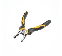 TOLSEN Alicate Universal Industrial 200 mm (8") - Acero Cromo-Vanadio (CrV) Fosfatado - Herramienta Multifunción de Corte y Agarre - Mango Ergonómico Bicomponente - Grado Profesional
