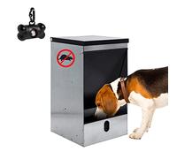 Tolva autoservicio para Perros, Especialmente diseñada contra roedores (20 kg) - Comedero Self-Service con Tapa para Perros - Incluye expendedor de Bolsas