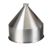 Tolva de preparación de acero inoxidable de 2 L a 80 L, alimentador dosificador de líquidos y polvo personalizable, virola sanitaria de tres abrazaderas para producción higiénica de cerveza (virola 64
