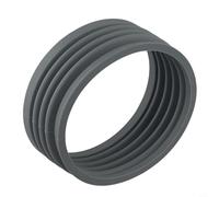 Tolva de silicona para control de herramientas de limpieza Barsetto Bea01/bea02/bea02s Dose Bellow - Molinillo de café, resistente al óxido, lavable, reutilizable (13,2 x 13,2 x 5 cm, gris)