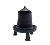 Tolva Gallinas con Patas Reciclado (8 Kg) - Comedero Fabricado en plástico Reciclado - Comedero para Pavos, gallinas, faisanes (Capacidad 8 kg) - Tolva para gallinero ecológico