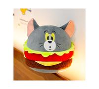 (Tom, 40 cm/15,75 pulgadas) Y Tom Jerry Hamburguesa Muñeco de Peluche Almohada Decoración de Habitación Regalos