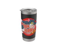 Tom and Jerry Cat & Mouse Vaso térmico de acero inoxidable de doble pared