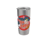 Tom and Jerry Cat & Mouse Vaso térmico de acero inoxidable de doble pared