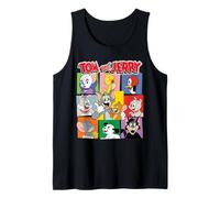 Tom and Jerry Character Squares Camiseta sin Mangas
