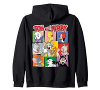 Tom and Jerry Character Squares Sudadera con Capucha