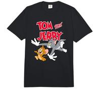 Tom and Jerry Chase Me Comfort Colors Adult Heavyweight T-Shirt