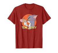 Tom and Jerry Frenemies Camiseta, Hombre, Arándano, XL