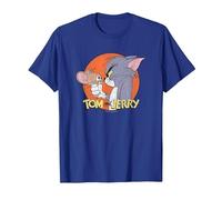 Tom and Jerry Frenemies Camiseta, Hombre, Azul Real, L