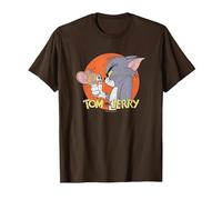 Tom and Jerry Frenemies Camiseta, Hombre, Marrón, S