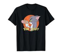 Tom and Jerry Frenemies Camiseta, Hombre, Negro, M