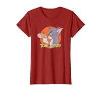 Tom and Jerry Frenemies Camiseta, Mujer, Arándano, M