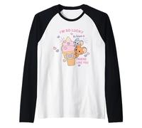 Tom and Jerry Gokko Ice Cream Friends Camiseta Manga Raglan