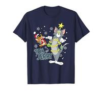 Tom and Jerry Merry Christmas Tinsel Tangle Camiseta