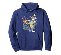 Tom and Jerry Merry Christmas Tinsel Tangle Sudadera con Capucha
