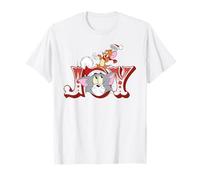Tom and Jerry Santa Hat Christmas Joy Camiseta