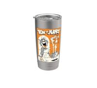 Tom and Jerry Toast! Vaso térmico de acero inoxidable de doble pared